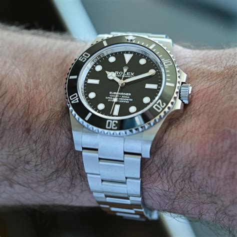 rolex 2020 submariner no date|Rolex Submariner 124060 thickness.